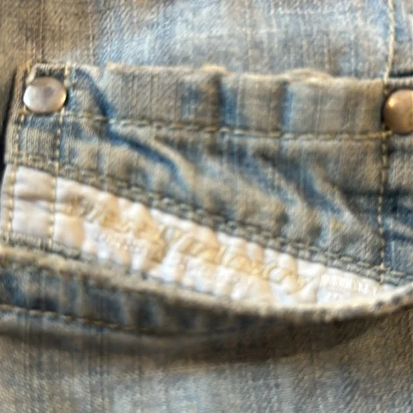 DIESEL INDUSTRY DEMIM MINI SKIRT SIZE 27 - Picture 6 of 12